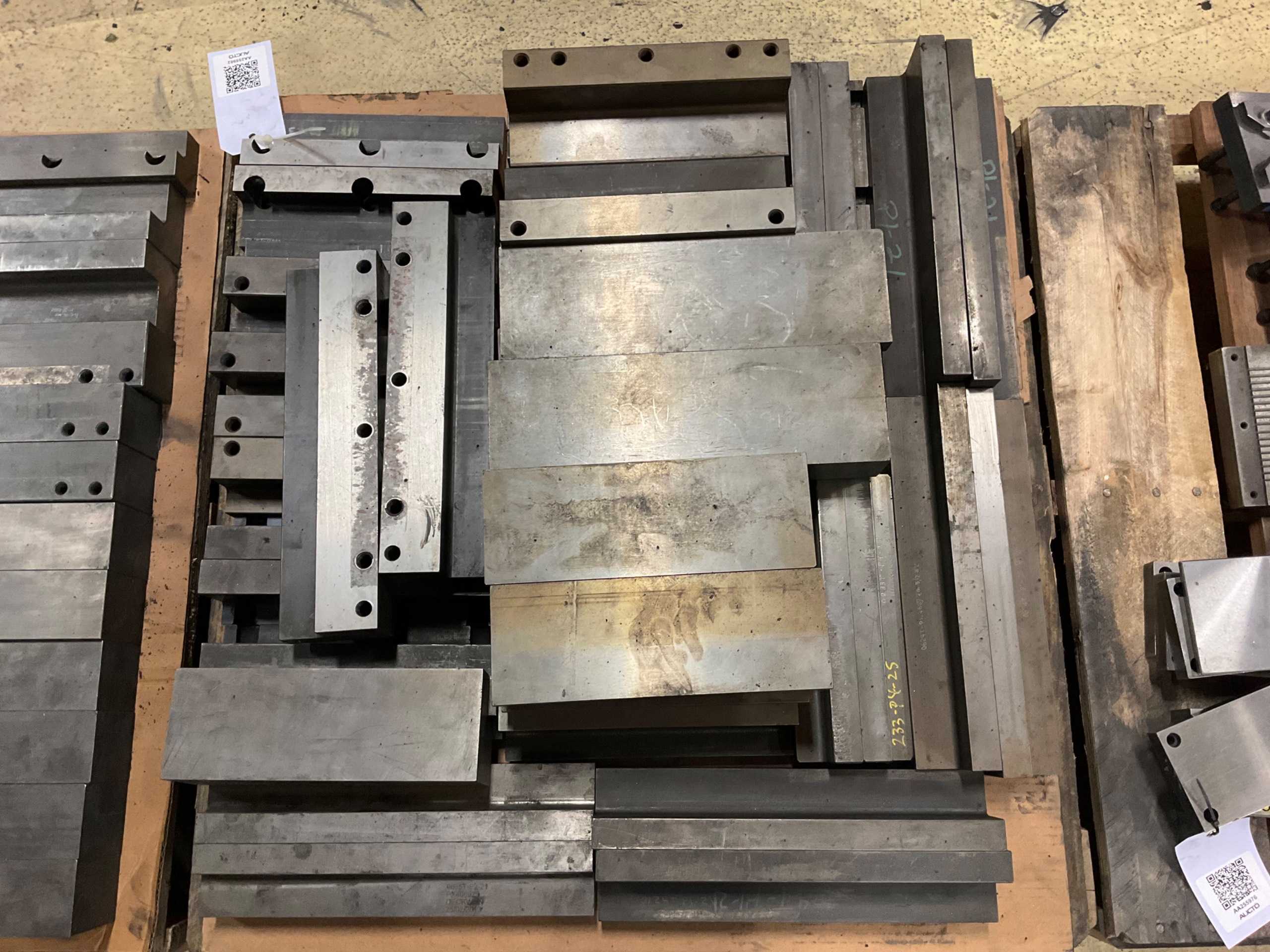 BULK QTY OF PRESS PARTS - PRESS BRAKE TOOLING