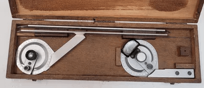 BROWN & SHARPE - 12" PROTRACTOR SET - MACHINE TOOLING