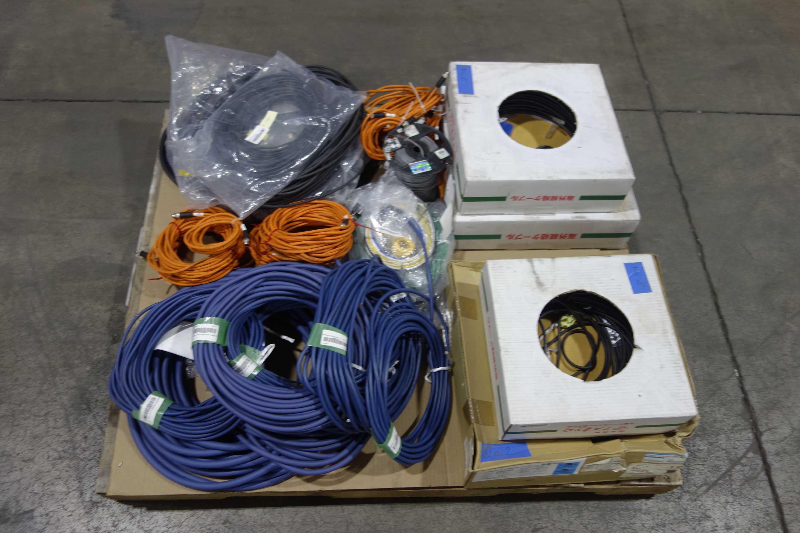 PALLET OF ASSORTED CORDSET CABLES - CORDSET CABLES