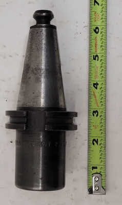 COLLIS 68213 MORSE TAPER END MILL HOLDER, CAT 40, PROJECTION 2-3/4”, OAL 6IN, BORE ID 24MM - MACHINE TOOLING