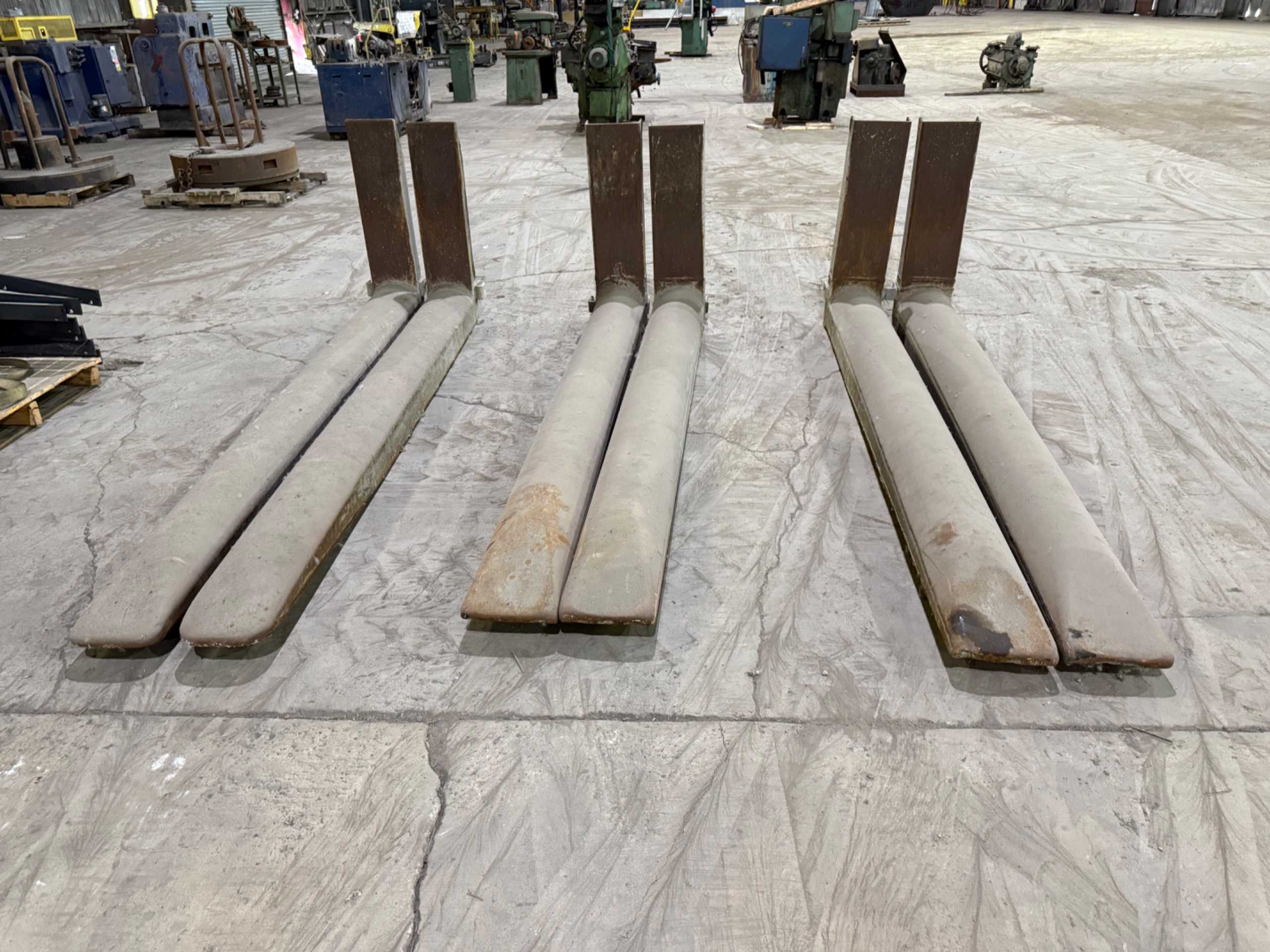 BULK QTY OF FORKLIFT EXTENSIONS - MATERIAL HANDLING EQUIPMENT