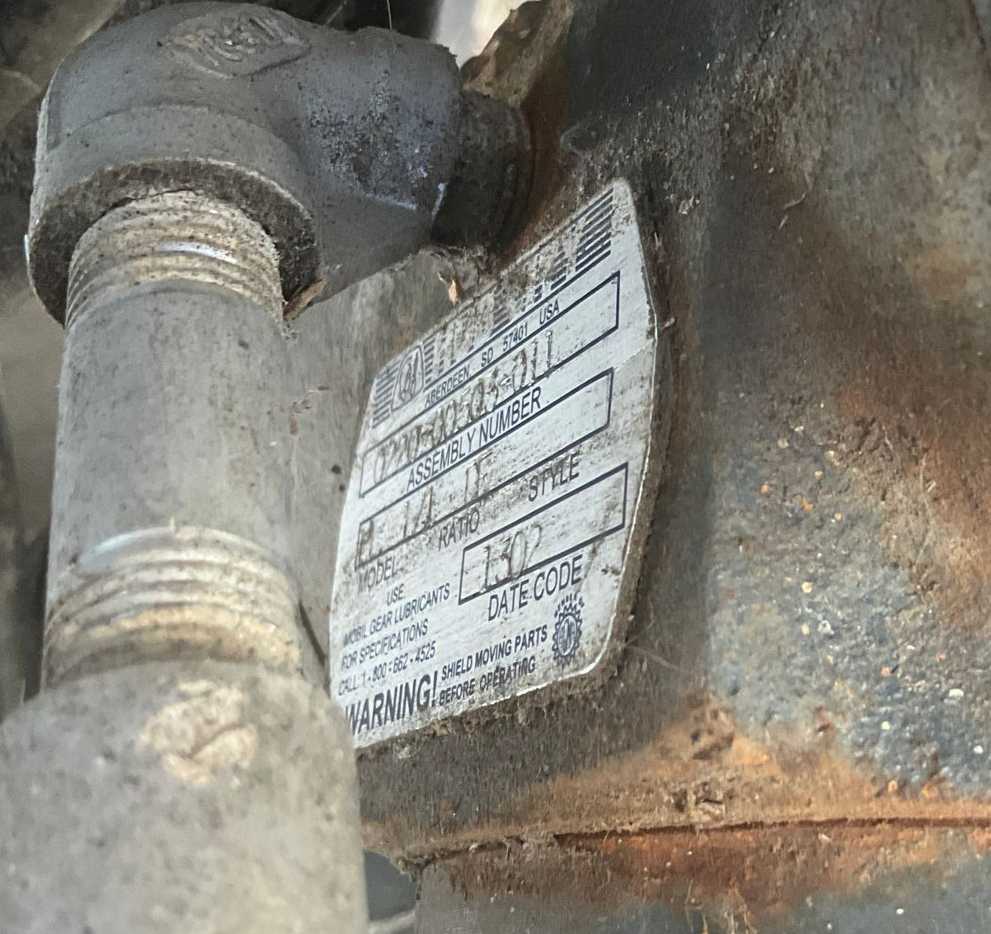 UNKNOWN EQUIPMENT PART (CR2) - GEAR REDUCERS