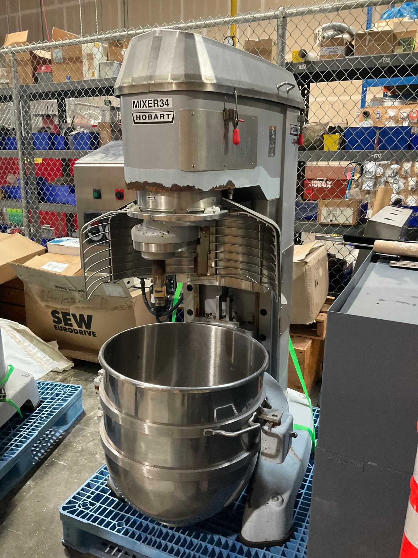 HOBART HL1400 PLANETARY MIXER WITH BOWL - PLANETARY MIXER
