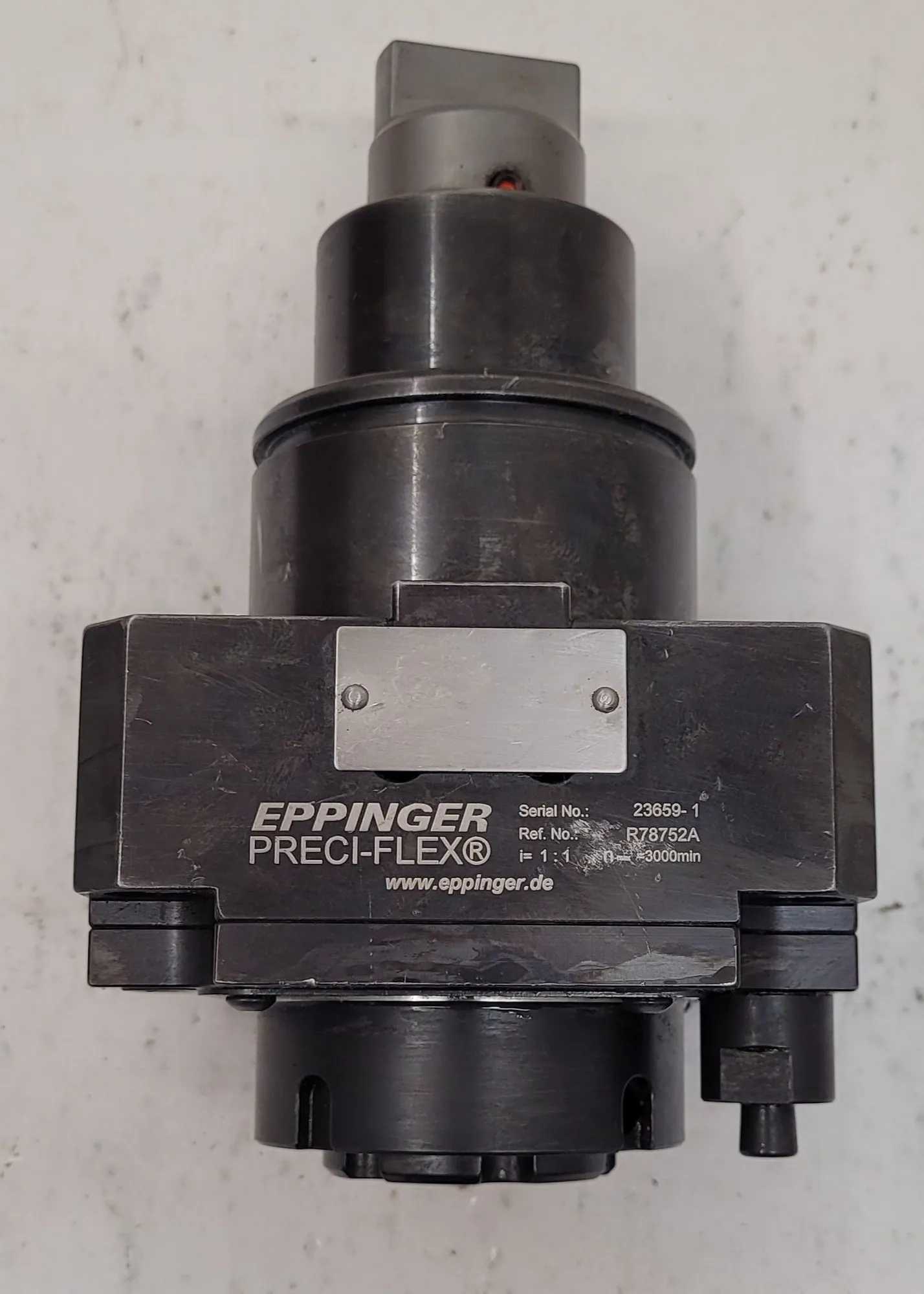 EPPINGER/EXSYS PRECI-FLEX R78752A LIVE TOOL STRAIGHT HEAD, MAX RPM 3000 - MACHINE TOOLING