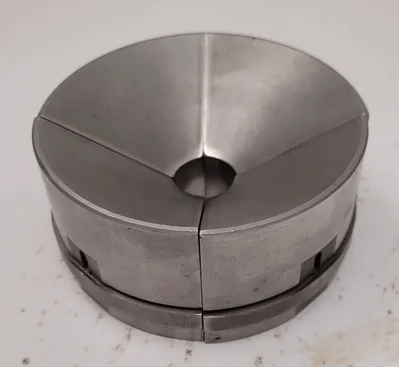 SUPERIOR CINCINNATI 1" S-STYLE EMERGENCY COLLET PAD, 2" HEIGHT, NON-SERRATED - MACHINE TOOLING