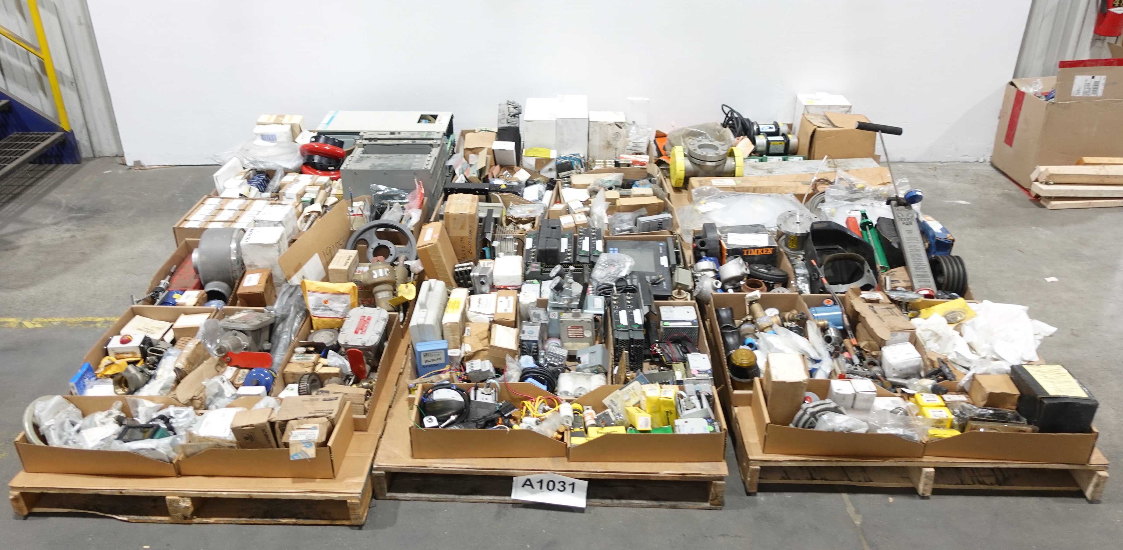 6 PALLETS OF MIXED MRO - INDUSTRIAL PARTS