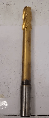 NIAGARA N80320 BALL NOSE DRILL 1" DIAMETER 4 FLUTE, 10.5" OAL, 1" HSS - MACHINE TOOLING