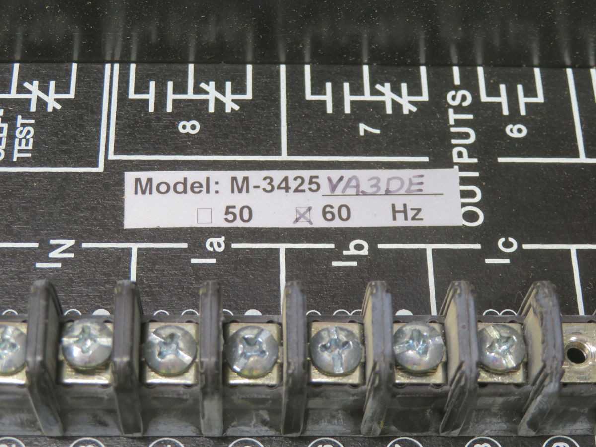 BECKWITH M-3425 POWER RELAYS, GENERATOR PROTECTION, IEEE C37.102, MULTI-FUNCTION ANSI - PROTECTION RELAY