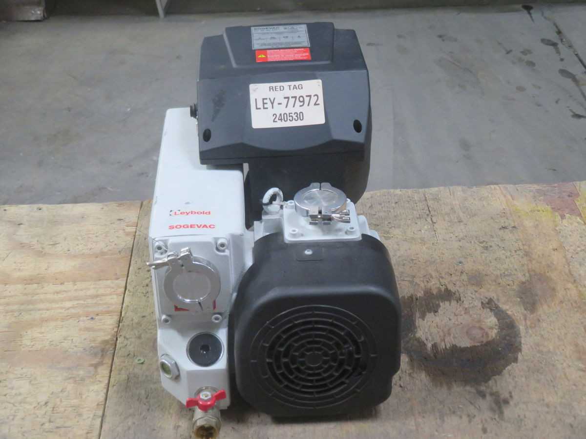 SOGEVAC SV 40-65 BIFC RV VACUUM PUMP, 200-240 V VOLTAGE, 50/60 HZ FREQUENCY, 12 A CURRENT, 1.5 KW POWER - VACUUM PUMP