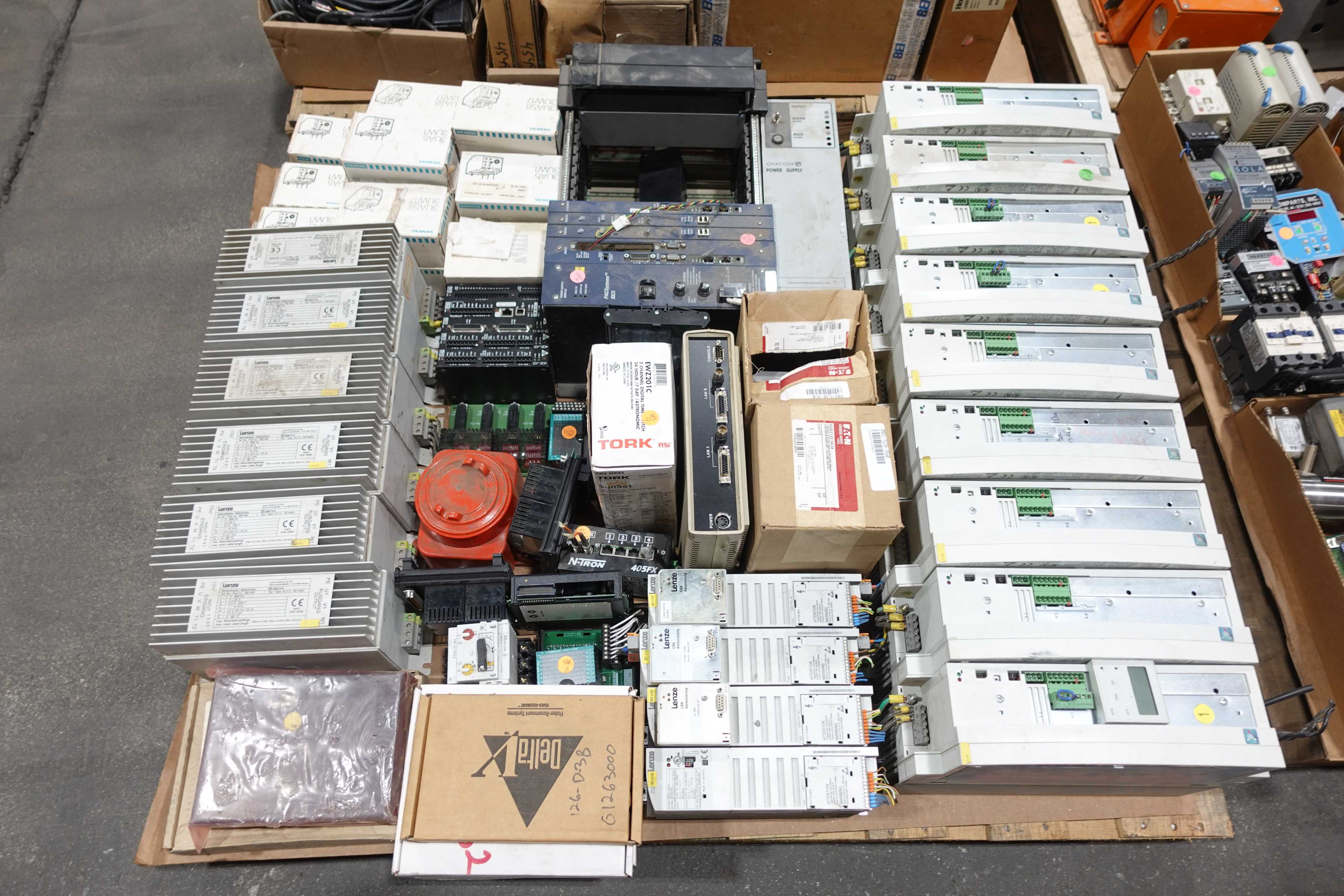4 PALLETS OF ASSORTED AUTOMATION AND ELECTRICAL CONTROLS - AUTOMATION & CONTROLS