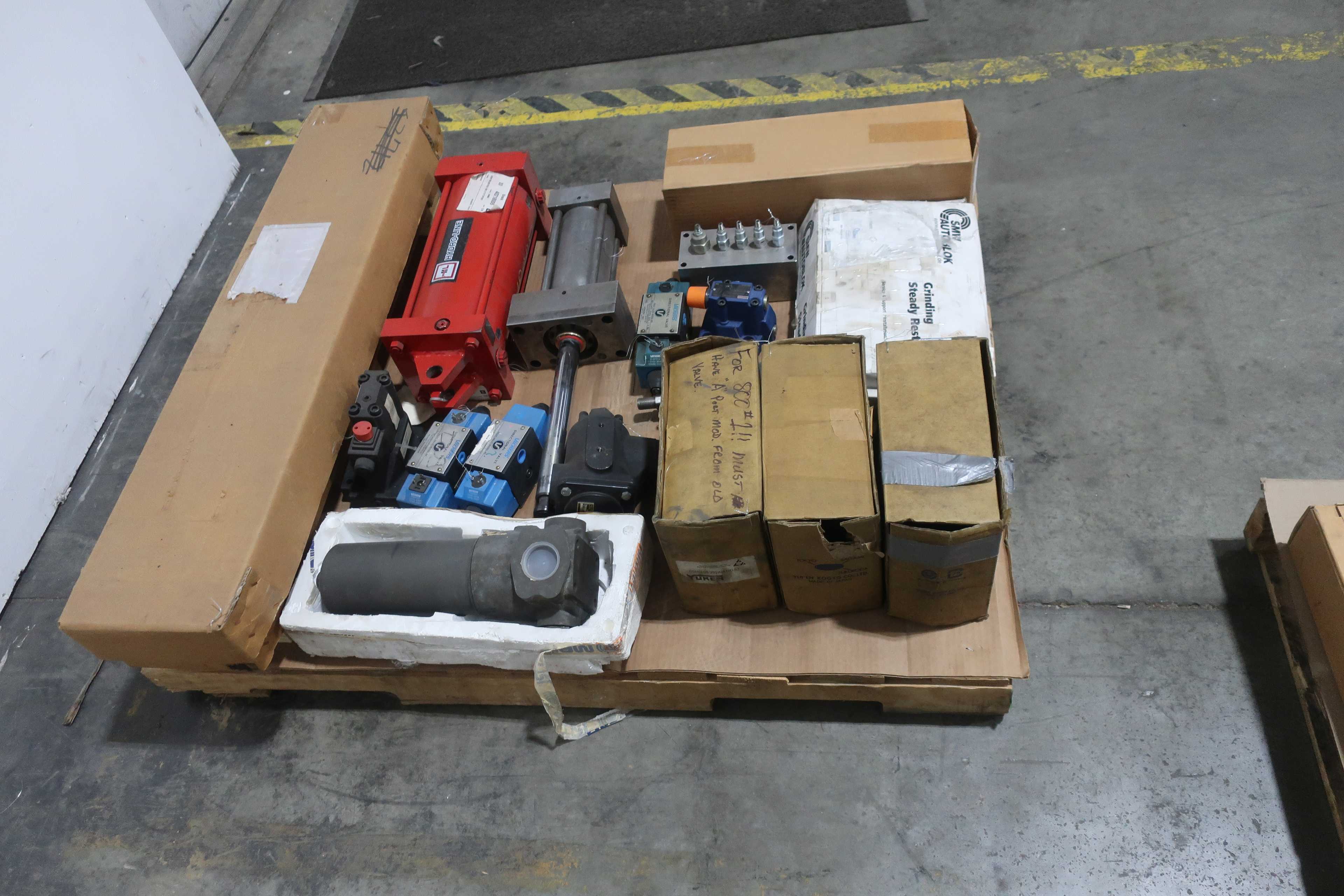 SKU 1738636 - 3 PALLETS OF ASSORTED HYDRAULICS - HYDRAULIC PARTS