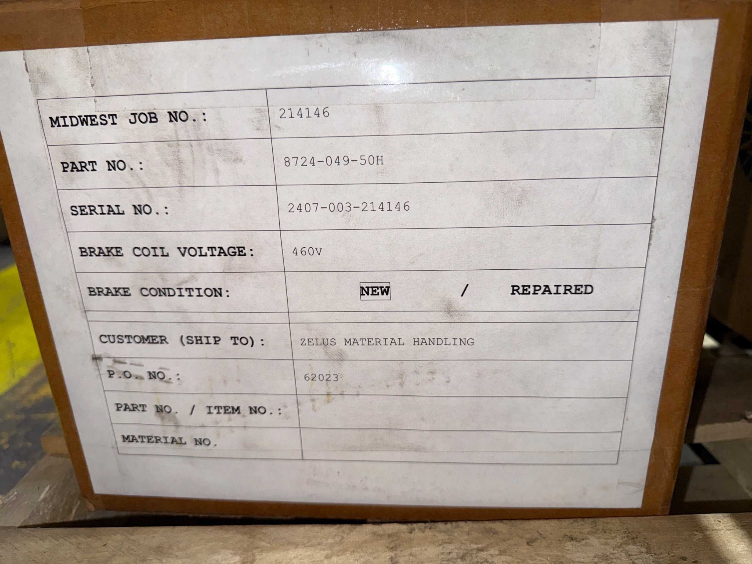 BULK QTY OF MIDWEST BRAKE ELECTRO SHEAR ELECTRIC BRAKES - ELECTRIC BRAKE
